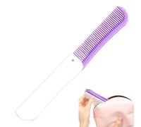 Peigne pliable - Outil de coiffure portable à double tête | Peigne à dents fines | Pour maison, voyage, vacances, salon de coiffure, appartement, hôtel, résidence, maison rurale