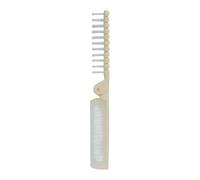 Peigne pliable portable, valeur de peigne pliable, notre peigne pliable portable offre un excellent soutien de la poignée - Brosse à cheveux de massage à double tête | Outil de coiffage de maquillage