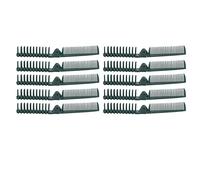 Peigne pliant de voyage à Double tête, prévention statique, taille de poche, Protection du cuir chevelu, brosse à cheveux pliable, 10 pièces