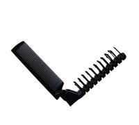 Peigne pliant portable, peigne de poche pliante - Pinceau à cheveux de poche à double tête,Coup de poche portable, outil de style de maquillage antistatique et à dents fines pour femmes hommes