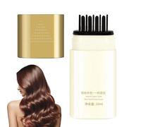 Peigne portable pour teinture des cheveux, brosse temporaire, outil de couverture gris imperméable, couleur naturelle, pour intérieur et extérieur, femmes, hommes, voyages, anniversaire, usage