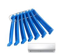 Peigne Pour Ailettes De Climatiseur,Ensemble de 7 Brosses de Nettoyage | Brosse pour Serpentin et Condenseur | pour l'Entretien Automobile la Réparation les Évaporateurs les Appareils Commerciaux et U
