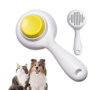 Peigne pour animaux de compagnie - Brosse de perte de poils pour chat, joli peigne pour chat et chiot pour enlever les poils morts longs et démêlés doux