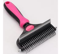 Peigne pour animaux de compagnie, outil de toilettage pour cheveux, peigne démêlant, double extrémité, outil magique, fournitures pour chien, couteau démêlant