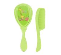 Peigne pour bébé et kit de brosse, brosse à cheveux pour bébé et peigne, bonnet de berceau, brosse à cheveux pour bébé, brosse à cheveux | Produits de douche pour enfants, soin du cuir chevelu pour