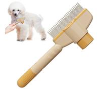 Peigne Pour Chat,Brosse Autonettoyante Anti-Nœuds pour Poils Longs | Peigne Multifonction Massant - Élimination des Poils Mort et Nettoyage pour Bain des Chiot et Chaton