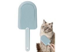 Peigne pour chat - Brosse de toilettage - Peigne à langue de chat - Brosse démêlante pour animaux de compagnie - Brosse double face pour sous-poil pour chien - Douce et efficace - Brosse de massage
