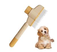 Peigne pour chat, démêlant les nœuds de chat, peigne de toilettage pour chat, brosse de toilettage et toilettage pour animaux de compagnie, avec fonction autonettoyante pour le toilettage des chiens