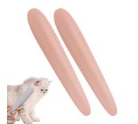 Peigne pour chat d'intérieur - Brosse de toilettage texturée avec langue de chat - Peigne de massage pour chat - Outils de toilettage pour animaux de compagnie - Élimine les nœuds et les nœuds
