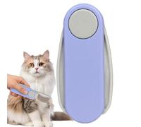 Peigne pour chat pliable, toilettage pour animaux des deux côtés, peigne à poux 3,78 x 1,77 x 0,51 pouces avec design facile à plier, matériau ABS robuste, brosse pour animaux domesti