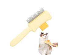 Peigne Pour Chat Pour Contrôler La Perte De Poils - Peigne De Massage Pour Enlèvement Des Poils De Chat,Brosse Massage Ergonomique Chiens Pour Chiots Chats Moyens Petits
