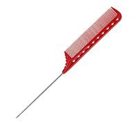 Peigne Pour Cheveux À Queue En Fer Y.S. PARK YS-102 Rouge 220mm