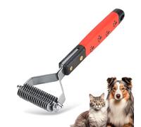 Peigne Pour Cheveux Pour Animaux De Compagnie Professionnel En Acier Inoxydable Râteau À Chien De Lame No-scratch Arrondi Lames Nettoyage Deshedding Outils(18 Klingen)