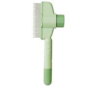Peigne Pour Chien Anti-Nœuds Toilettage - Brosse Auto-Nettoyante Démêlante Pour Animaux,Outil de Toilettage Multifonction Chiens et Chats - Nettoyage Poils Mort Portable pour Bains d'Intérieur