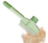 Peigne Pour Chien Anti-Nœuds Toilettage,Brosse Autonettoyante Anti-Peluche | Outil de Toilette Pour Chien Nettoyage des Poils Mort Soin Animal Chaton Chiot Élimination des Poils