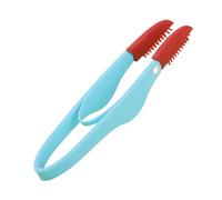 Peigne pour chien pour enlever les taches de larmes | Peigne pour chien avec tête de brosse en silicone et poignée antidérapante - Peigne multifonction pour chien - Peigne pour chien, animal