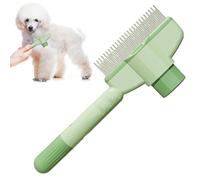 Peigne Pour Chiens, Brosse Autonettoyante Anti-Nœuds pour Poils Longs, Outil de Toilettage Multifonction Chiens et Chats - Nettoyage Poils Mort Portable pour Bains d'Intérieur