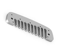 Peigne pour harmonica en alliage d'aluminium Blues pour Hohner Golden Melody (Argent)