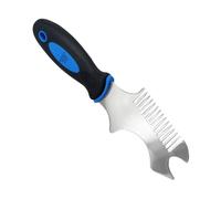 Peigne Pour Pinceau - Grattoir Papier Peint En Acier Inoxydable | Nettoyeur Solide Pour Rouleau Peinture | Couteau Multiusage 420 Avec Ouvre-Boîte Et Brosse Pour Travaux Et Entretien
