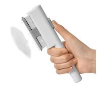 Peigne pour Poils de Chat | Peigne Anti-Puces à Dents Métalliques pour Chats,Brosse Auto Nettoyante Pour Animaux Pour Toilettage Quotidien En Intérieur Extérieur Maison Jardin Voyage Et