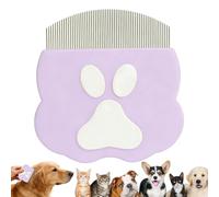 Peigne Pour Visage De Chien - 1 Pièce En Acier Inoxydable 7 X 6 X 3 Cm | Brosse De Toilettage Multifonctionnelle Avec Dents Fines, Élimination Des Taches De Déchirure, Démêlage Des Nœuds | Peigne De T