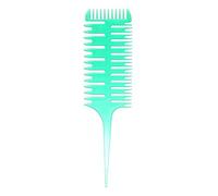 Peigne professionnel à 3 voies, outil de coiffage avec 2 côtés de tissage régulier, économise le tissage pour la teinture en salon