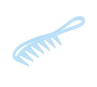 Peigne professionnel à dents larges pour cheveux bouclés, chauffants, parfait pour un salon de coiffure ou un usage domestique, pour démêler et colorer, idéal pour - Bleu