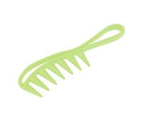 Peigne professionnel à dents larges pour cheveux bouclés, chauffants, parfait pour un salon de coiffure ou un usage domestique, pour démêler et colorer, idéal pour - Vert