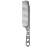 Peigne professionnel en métal antistatique avec coupe fine pour coiffure