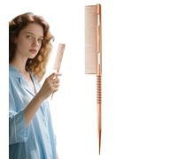 Peigne Queue-de-, Brosse à Démêler avec Pointe de Sépaion et Soies pour Volume, Peigne Ergonomique Ébouriffant Démêlant pour Coiffure