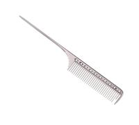 Peigne queue en aluminium pour une coiffure sans effort et une séparation idéale pour un salon professionnel et une utilisation à la maison