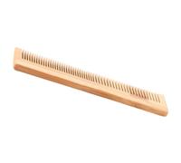 Peigne sans Manche à Dents Fines en Bois pour Coiffure Lissante