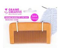 Peigne spécial tressage 97 X 50mm - Graine Créative(...) - Marron Beige G