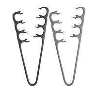 Peigne Texturé, 2pcs Peigne De Coiffure Portable À Dents Larges, Accessoires De Brosse Démêlante Pour Taquiner Les Cheveux, Outil Volumateur De Racines De Cheveux Pour La Coiffure, Hommes Et Femmes