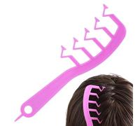 Peigne Texture | Brosse volumisante en forme de Z couvre-coutures, peigne antistatique défibreur à dents larges - pour hommes femmes filles style massage du cuir chevelu et volume