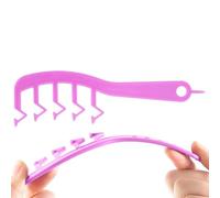 Peigne Texture | Brosse Volumisante en Forme Z pour Franges et Couvre-Raie,Peigne Texturant Anti-Statique pour Cheveux Masculins - Pour Femmes Hommes Adolescentes Soin Volume Massage du Cuir Chevelu M