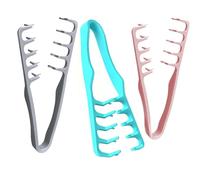 Peigne texturé, peigne de coiffure volumisant à dents larges, maximise le volume des racines, les boucles et la texture moelleuse plastique ABS peignes, cache instantanément votre raie (3pcs)