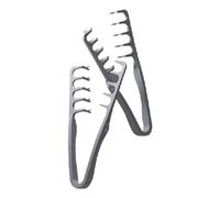 Peigne texturé, peigne de coiffure volumisant à dents larges, maximise le volume des racines, les boucles et la texture moelleuse plastique ABS peignes, cache instantanément votre raie (G/2pcs)