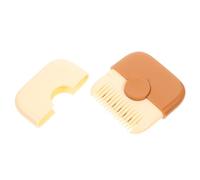 Peigne Tondeuse à Cheveux Manuel pour Frange, Pointes | Abs et Acier Inoxydable, Léger Protecteur, Pratique pour Voyage et Extérieur, Orange