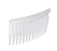 Peigne Transparent pour Chignon 10 Pièces en Abs, Style Classique | Dents Droites, Lot de Dix, Accessoire Quotidien, pour Filles et Dames, Design Simple et Élégant