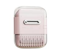 Peigne volumateur texturisant, brosse coiffante pour frange - 7,5 x 6,9 cm - Outil pour cheveux avec prise en main ergonomique - Accessoire de toilettage en ABS - Design compact - Pour voyage et