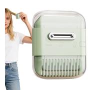 Peigne volumisant - 7,5 x 6 x 1,8 cm Brosse rétractable pour racines et styling frange, peigne multifonctionnel pour femmes, types de, voyage, douche, salon, maison et hôtel