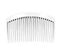 Peignes 2pcs Hair Side Combs Comb Straight Teeth Clip Plastic Bridal Wedding Veil Accessories(Transparent)