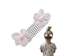 Peignes à cheveux - Barrettes à fleurs pour cheveux - Peignes latéraux antidérapants | pour les trajets de filles, les fêtes, les réunions quotidiennes, les voyages, le camping, les vacances