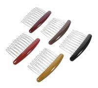 Peignes à Cheveux Décoratifs 5 Pièces en Métal Acrylique, Mariage | Mèches Latérales et Coiffures Relevées, Structure Solide, Usage Quotidien, Filles Ados et Demoiselles