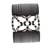 Peignes à cheveux élastiques magiques, peignes à cheveux en perles, pinces double peigne extensibles magiques, épingles élastiques, accessoires