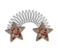 Peignes à cheveux en forme d'étoile brillante pour enfants - Artefact pour cheveux cassés - Accessoires de coiffure cool - Épingle à cheveux douce - Insert professionnel Q2R8 invisible