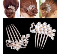 Peignes À Cheveux En Perles Pour Femmes, Accessoires De Mariage, Épingle À Cheveux, Strass, Diadème, Clips De Mariée, Bijoux Cadeau, Nouvelle Mode