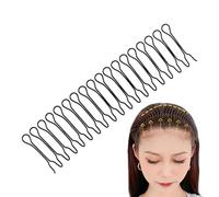 Peignes À Cheveux Métalliques - Pinces À Cheveux Flexibles, Peigne Fixateur De Finition De Cheveux En Forme De U | Peigne Fixateur De Finition De Cheveux, Outil De Coiffure Pour Chignons Pour Femmes