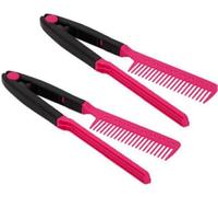 Peignes à cheveux tendance, type lisseur, peigne, bricolage, salon de coiffure, outil de coiffure, barbier, peignes antistatiques, brosse